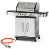 FIELDMANN 9kW/2,5kW, 3+1 égőfejes INOX gáz grill FZG 3011