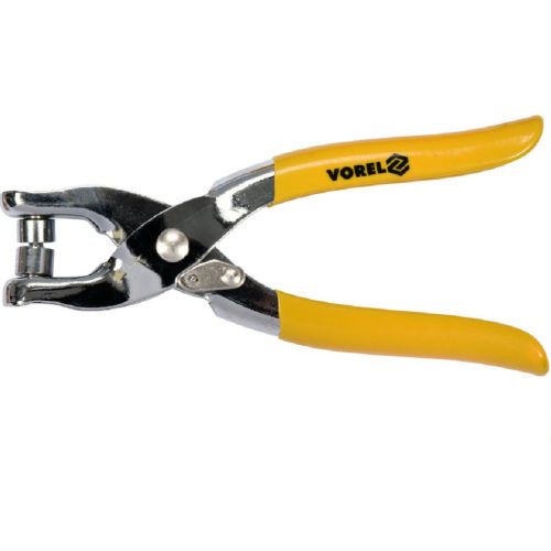 VOREL 102db-os bőrlyukasztó-patentoló fogó szett, patentokkal