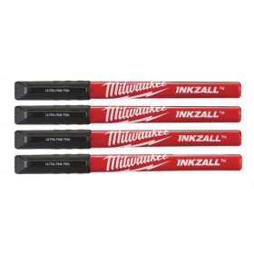 MILWAUKEE 0.6mm fekete jelölő filc