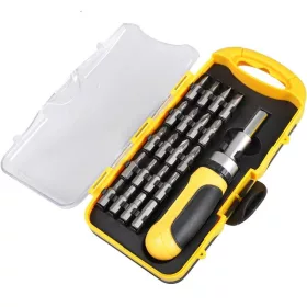   Fieldmann FDS 1011-22R racsnis csavarhúzó bitkészlet 22db tartozék