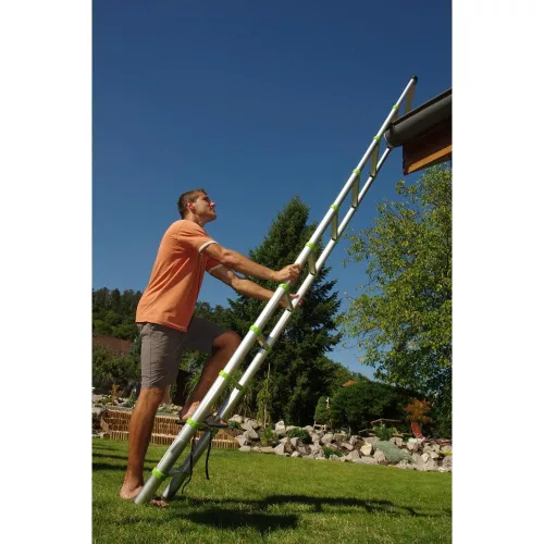 Fieldmann 3,8m teleszkópos alumínium létra FZZ 4005