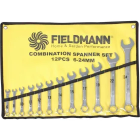   Fieldmann 12db-os kombinált csillag- villás kulcs szett hajlított fejjel FDN 1010