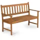 Fieldmann 190 kg 2 személyes trópusi akác kerti pad 122x87x55 cm FDZN 4013-T