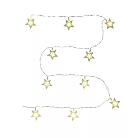   RETLUX RXL 239 10 LED/2x AA/meleg fehér/fehér csillagok karácsonyi fényfüggöny