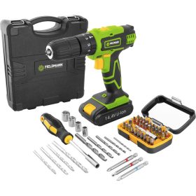   Fieldmann FDV 10352-A akkus fúró- csavarozó szett 2 sebesség 14,4V
