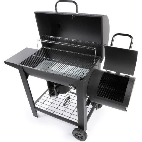 Fieldmann garázsvásár faszenes grillsütő 2in1 füstölővel FZG 1018