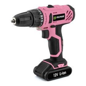   Fieldmann rózsaszín akkus fúró- csavarozó 2 sebesség 12V Li-Ion FDV 10202-A