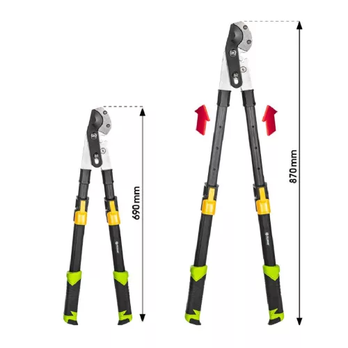 FIELDMANN 40/670-850mm teleszkópos ágvágó (rávágó) FZNR 1014