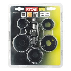 Ryobi 7db 32-54mm fa körkivágó szett RAK07HS