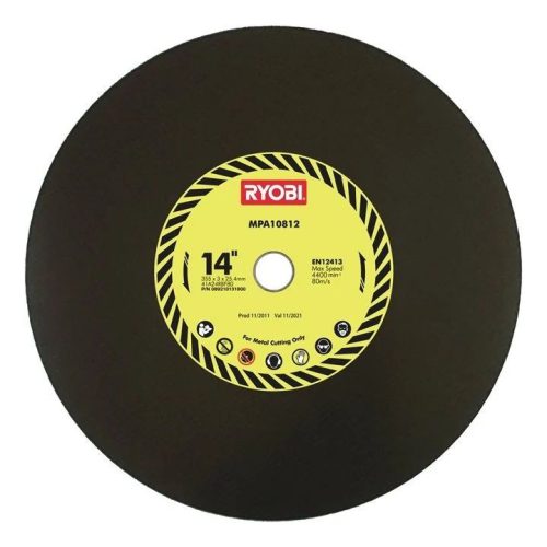 Ryobi 355x3,0x25,4 mm vágókorong fémhez darabológéphez COSB355A1