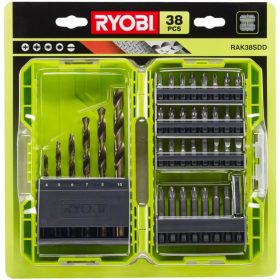 Ryobi 38 részes vegyes szett csavarozókhoz RAK38SDD