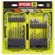 Ryobi 30 részes vegyes fúró- és csavarozókészlet RAK32DDMIX