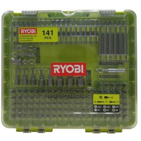 Ryobi 141 részes bitkészlet kofferben RAKD141