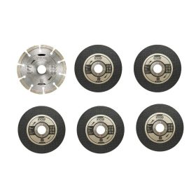   Ryobi 115mm 6 részes tárcsa szett sarokcsiszolókhozRA K6AGD115