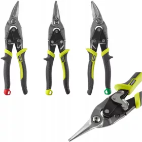 Ryobi 3 darabos lemezvágó olló szett RHAS3PC