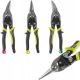 Ryobi 3 darabos lemezvágó olló szett RHAS3PC
