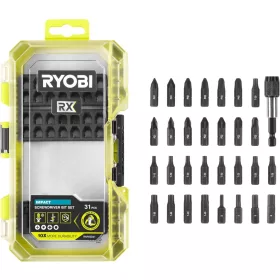   RYOBI 31 részes IMPACT TORQE bitszett, ütvecsavarozóhoz RARXSD31
