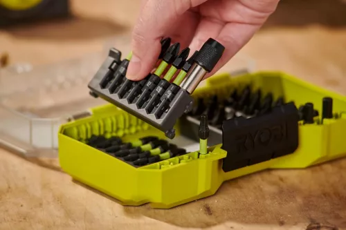 RYOBI 45 részes IMPACT TORQUE bitszett, ütvecsavarozókhoz RARXSD45