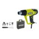 Ryobi 2000W hőlégfúvó szett LCD koffer+ tartozékok EHG2020LCD