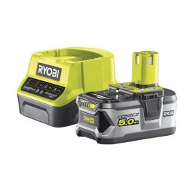   Ryobi 18V 5.0Ah ONE+™Akku+ töltő akkupack, starter szett RC18120-150