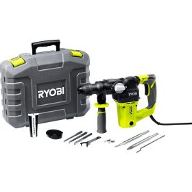   Ryobi 1050W 3,6J SDS-plus fúrókalapács koffer+ tartozékok RSDS1050-K