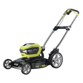   Ryobi 36V 51cm akkus szénkefe nélküli mulcsozó fűnyíró szett 1x4.0Ah RY36LMMX51A-140 MAXPOWER
