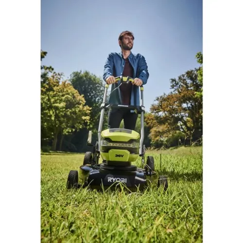 Ryobi 36V 51cm akkus szénkefe nélküli mulcsozó fűnyíró szett 1x4.0Ah RY36LMMX51A-140 MAXPOWER