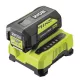Ryobi RY36BC60A-140 MAX POWER ™ 36V akkupack 6.0A töltő+ 4.0 Ah Li-ion akkumulátor