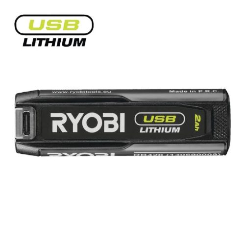RYOBI 4V 2.0Ah pótakku USB-C -RB420