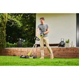   Ryobi ONE+ 18V 30cm 3in1 akkus szegélynyíró fűnyíró adapterrel RY18LMC30A-0 SOLO csak készülék