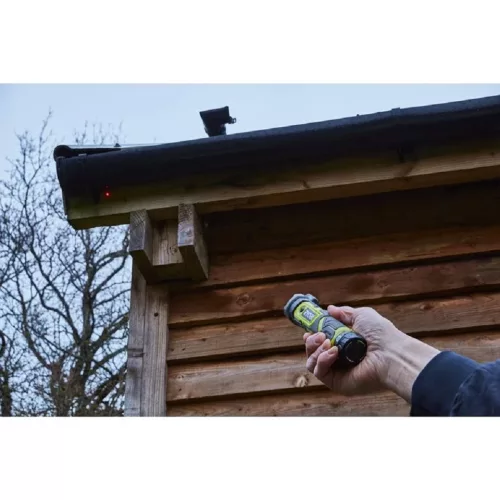 RYOBI 4V forgófejes taktikai lámpa lézer, mágneses talp, díszdoboz SOLO RLP4-0