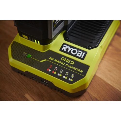 RYOBI 18V RAPID töltő – RC18180 (8,0 A/óra gyorstöltés)