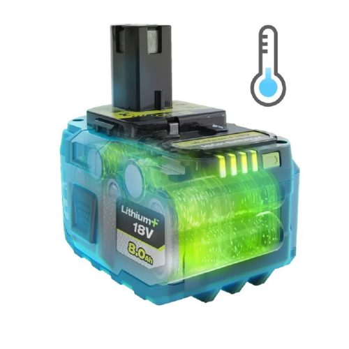 RYOBI 18V 8.0Ah HIGH ENERGY akkumulátor RB1880T (IntelliCell™ technológia)