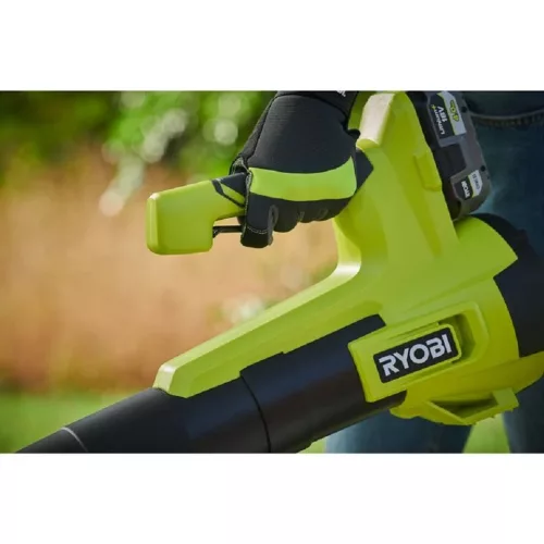 RYOBI 18V lombfújó (160 km/h, 9.9 m³/perc, 1×4.0Ah akku + töltő) RY18BLB-140