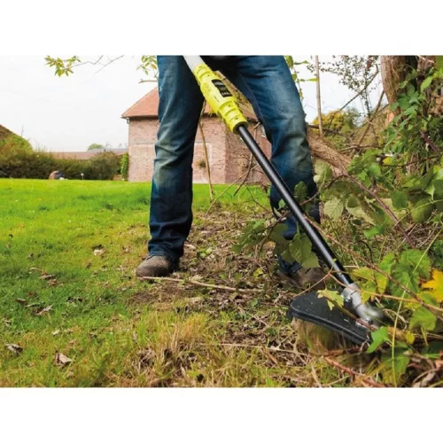 RYOBI 36V fűkasza szett – 30 cm vágásszélesség, Tri-Arc+™ kés, Vertebrae™ heveder, 1x 4,0Ah akku + töltő – RBC36X26BG2-140