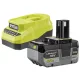RYOBI 18 V ONE+ Li-Ion akkupack (töltő+1x4.0 Ah akku) RC18120A-140X 
