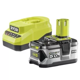   RYOBI 18 V töltő+v1x5.0 Ah LI-Ion akkumulátor szett RC18120A-150 