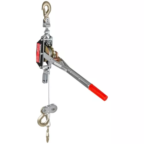 MTX karos drótköteles csörlő 2 T húzás, 0,8 T emelés, 2,2m, 1 racsnis