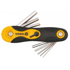 Vorel 8 részes összecsukható imbuszkulcs készlet