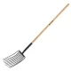 PALISAD 235х355 9 ágú forgató villa, kovácsoltvas, fa lakkozott nyél 1500 mm