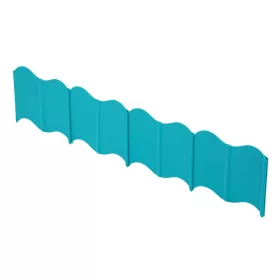  PALISAD 16x14 cm 4db dekoratív kerítés, díszkerítés, türkiz "Wave"
