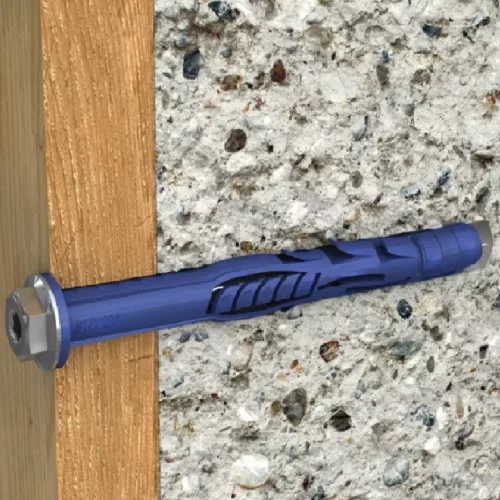 10x160mm FF1- lapos peremű dübel, hatlapfejű csavarral RAWL FF1-N-10K160/CS