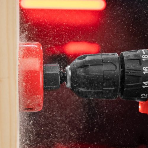 MTX 19-64mm 11 részes fa körkivágó szett kofferben