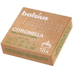 BOLSIUS 18db citronella teamécses, szúnyogmécses