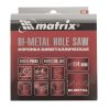 MTX 114mm bi-metal körkivágó fém fa epoxi