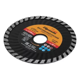   SPARTA 115mm M14 betonvágó tárcsa TURBO, gyémánt lap, száraz vágás