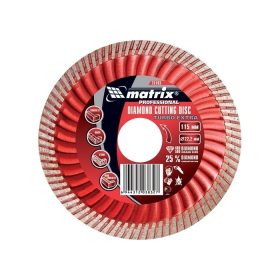 MTX 115mmxM14 Turbó Extra gyémántvágó tárcsa száraz