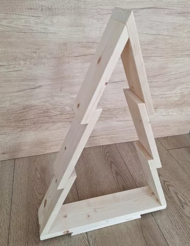 Hazai dekoratív fenyőfa natúr 67X46X10 cm 