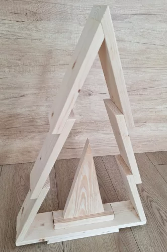 Hazai dekoratív fenyőfa natúr 67X46X10 cm 