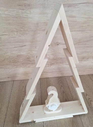 Hazai dekoratív fenyőfa natúr 67X46X10 cm 